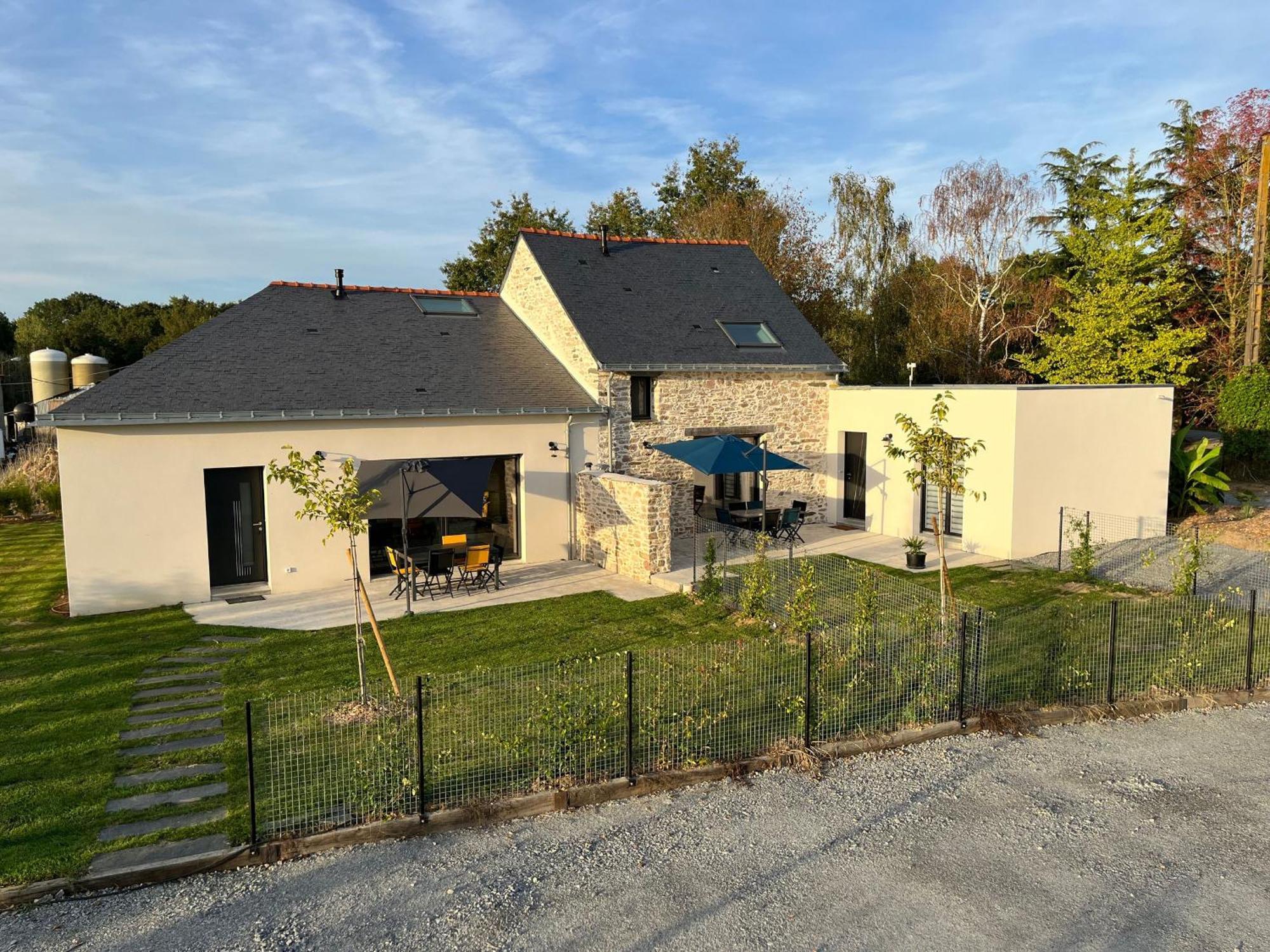 Gite Familial Renove Pres Du Canal De Nantes Avec Jardin, Terrasse, Wifi Et Chambres Mansardees - Fr-1-306-1263 Nort-sur-Erdre  Exterior photo